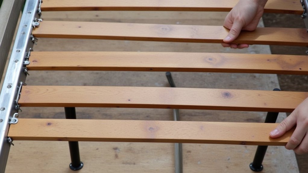 install slats for support