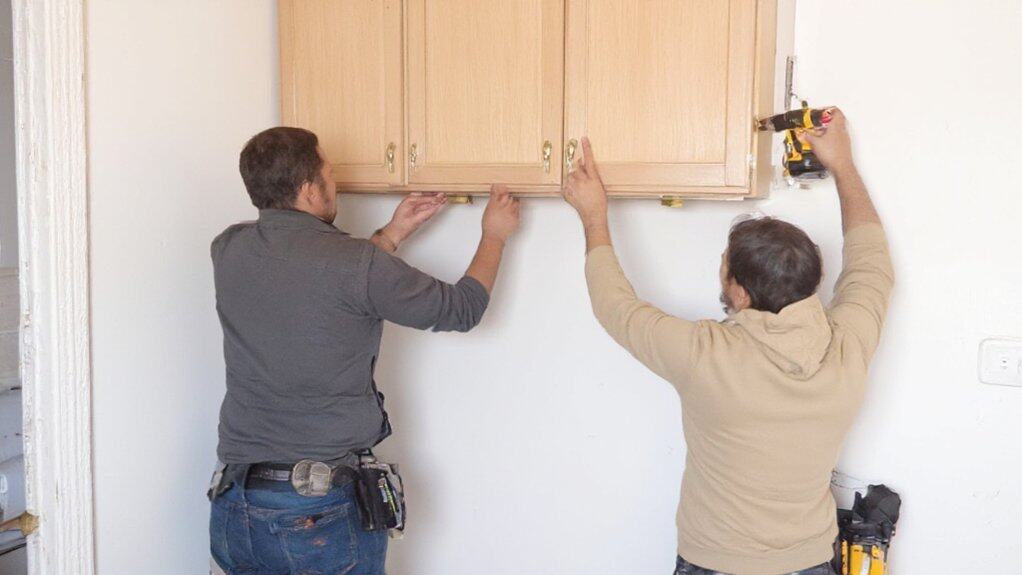 installing kitchen cabinets correctly