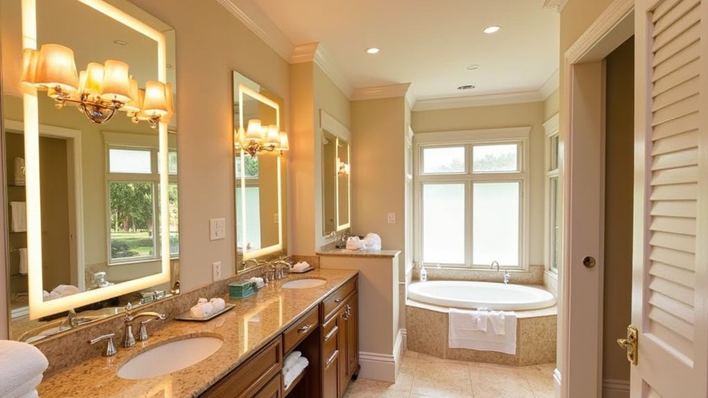 inviting bathroom lighting ideas