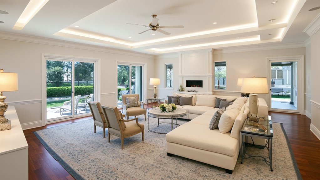 long room furniture layout