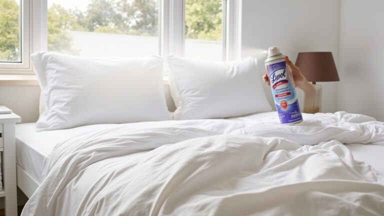 Can I Spray My Bed With Lysol?