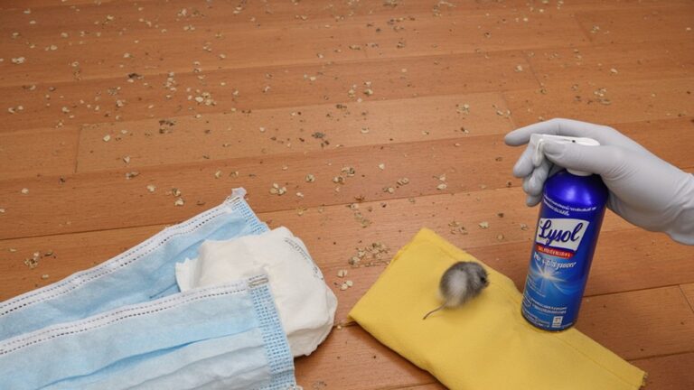 Does Lysol Disinfect Mouse Droppings?