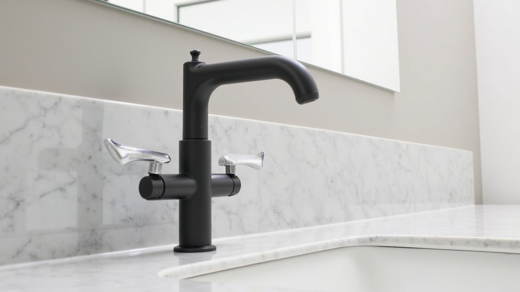 matte black faucet elegance