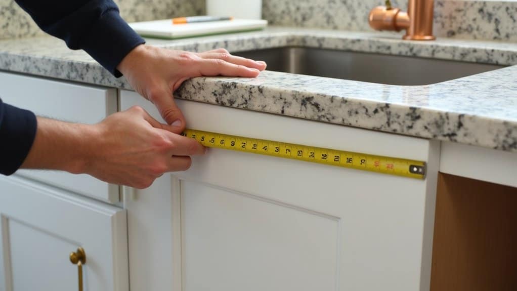 measure kitchen space accurately
