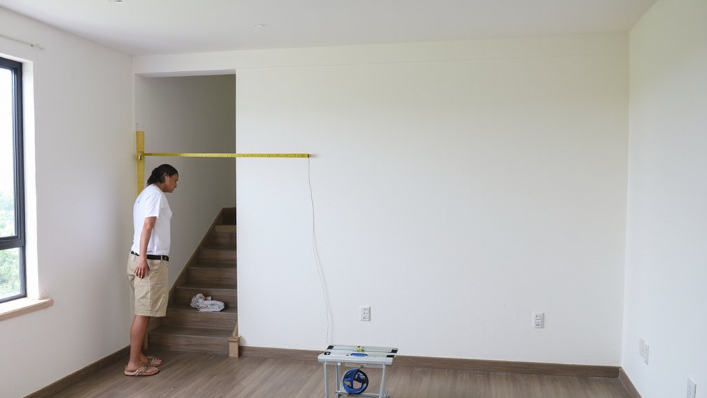 How To Hang Large Poster On Wall? 3 measure plan mark hang