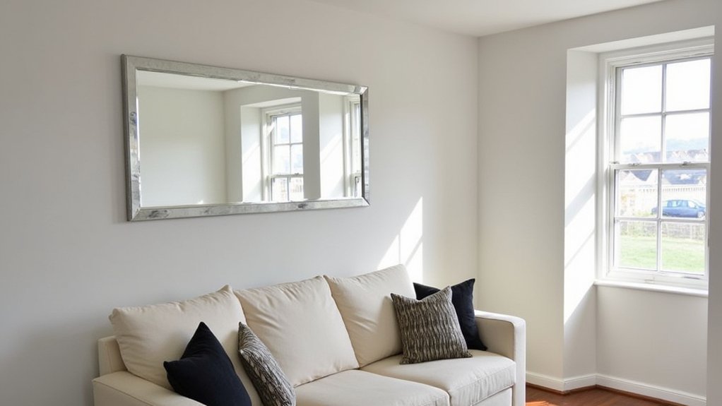 mirror placement enhances space