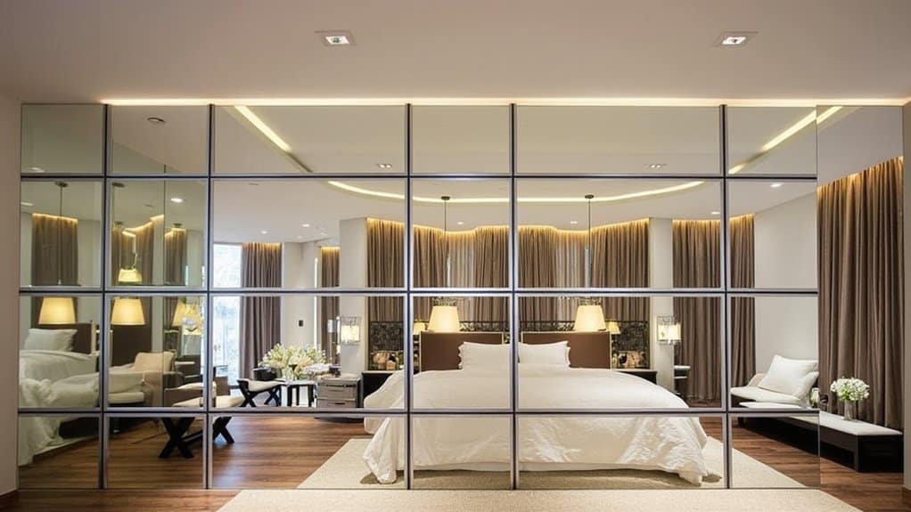 mirror wall expands space