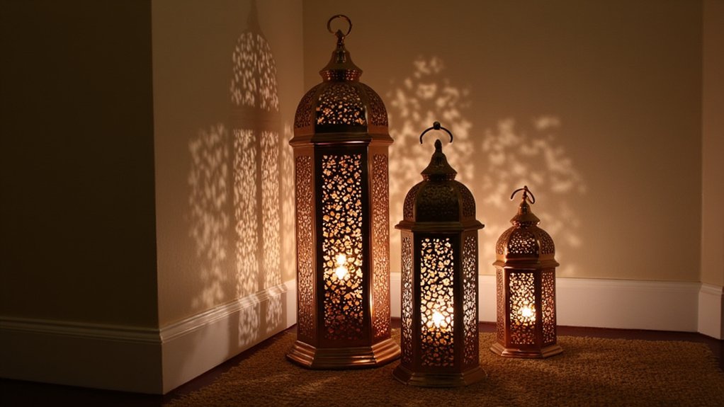 moroccan lanterns for ambiance