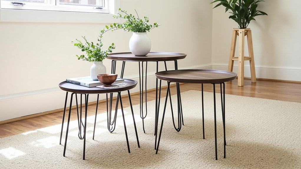 nesting tables save space
