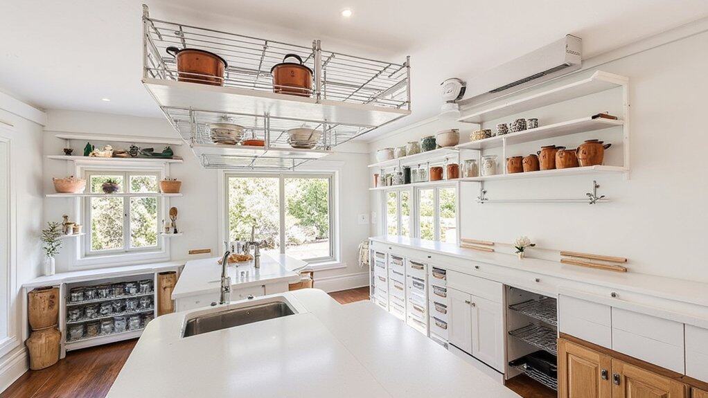 open kitchen organization tips