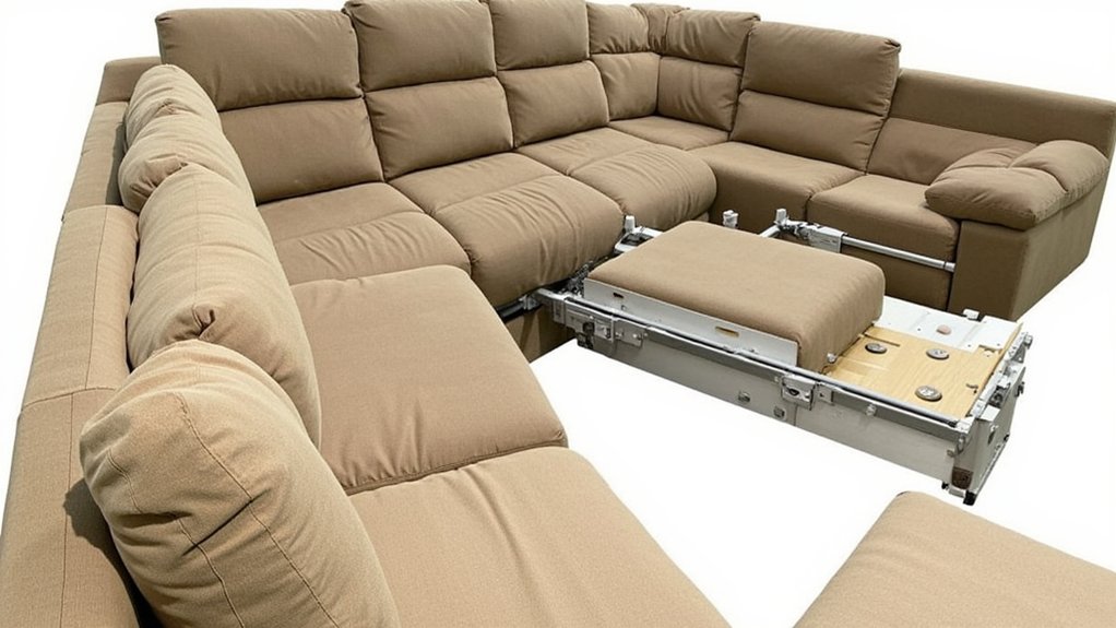 organized sectional disassembly process