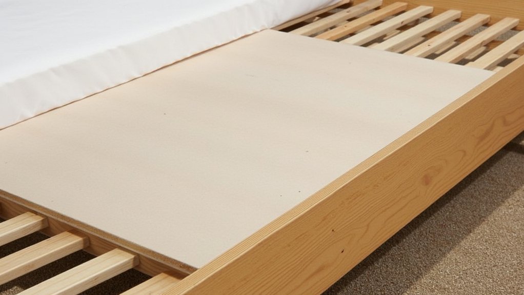 Can You Put Plywood Over Bed Slats? 2 plywood enhances mattress support