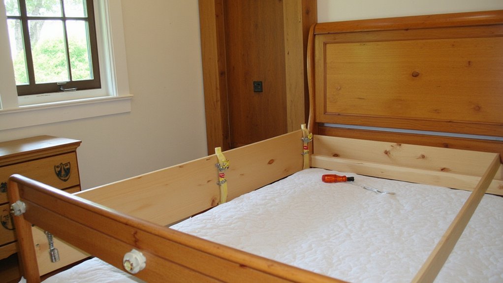 remove footboard from bed