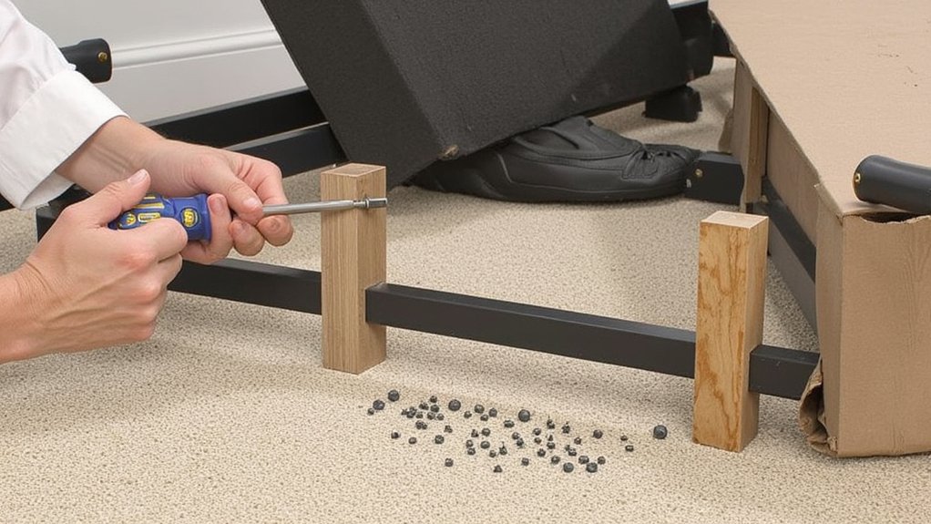 remove old risers carefully