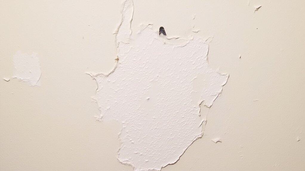repair bathroom paint peeling