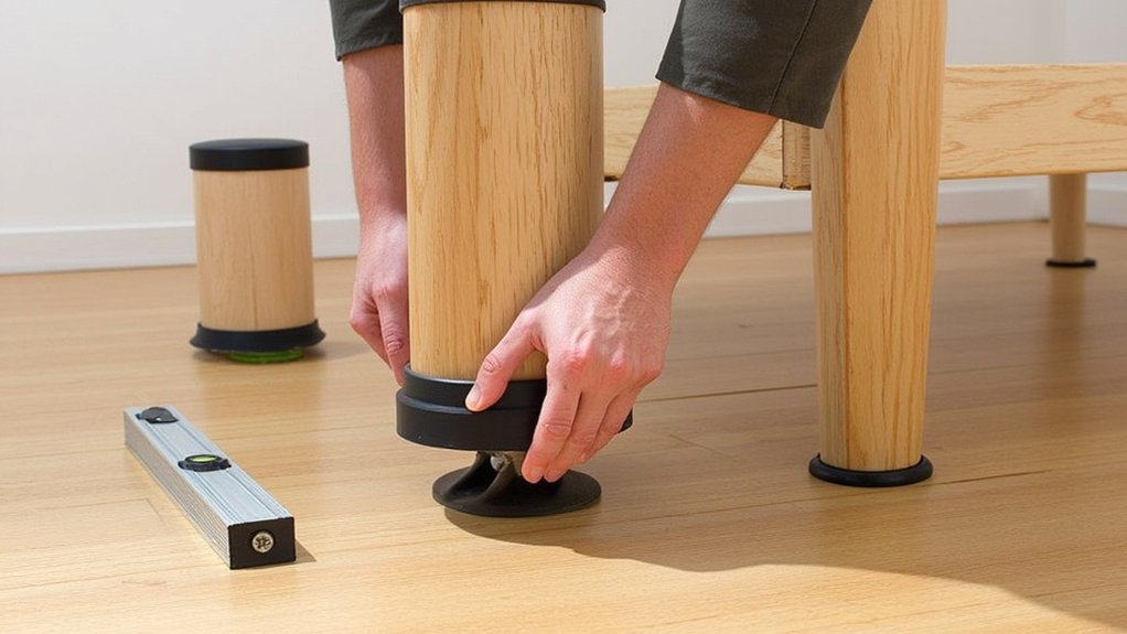 risers for futon stability