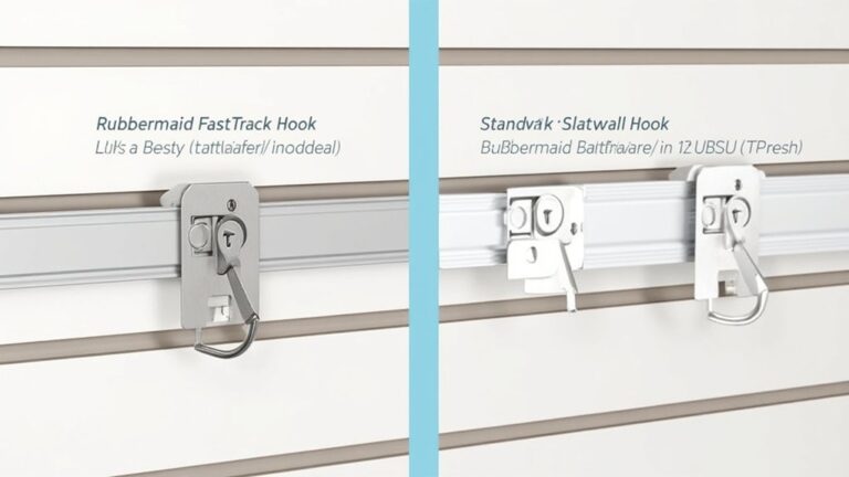 Is Rubbermaid Fasttrack Compatible With Slatwall?