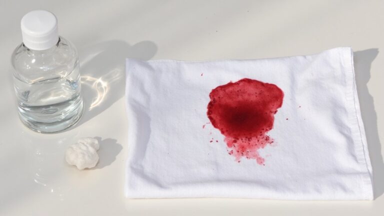 Does Rubbing Alcohol Get Out Blood?