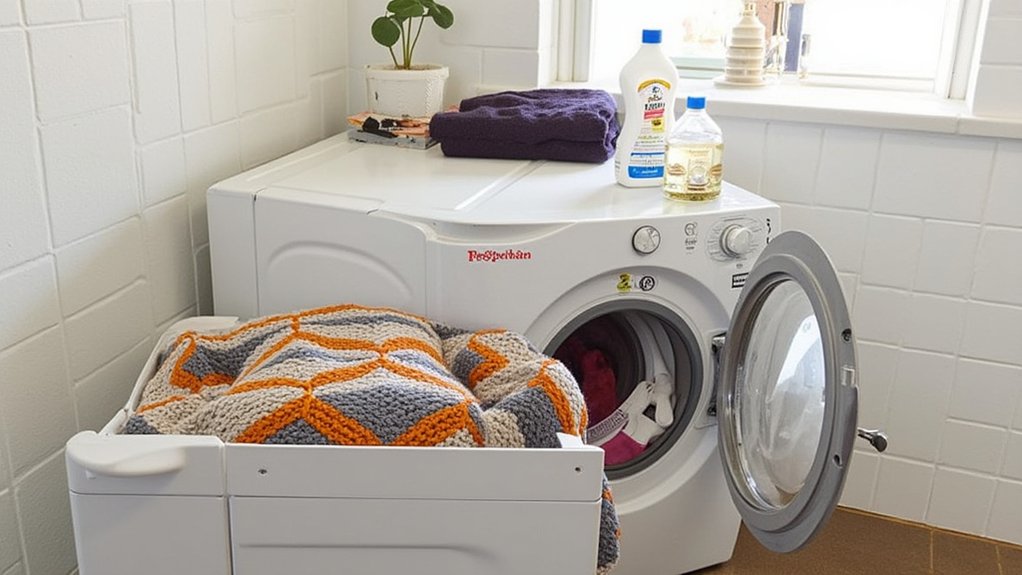 safe machine wash afghans