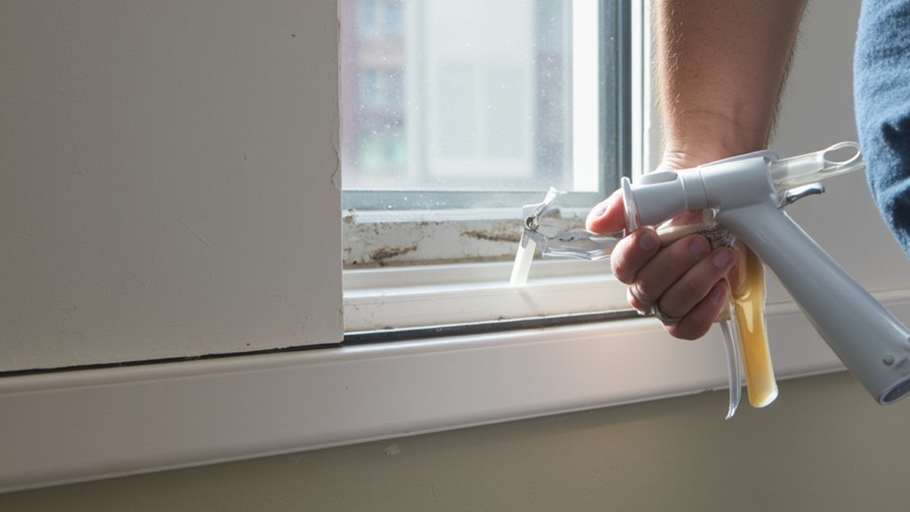 seal gaps to prevent drafts