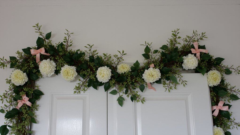 seasonal garland for doors
