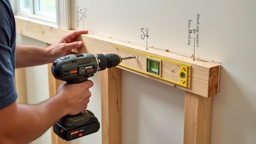 securely attach ledger board
