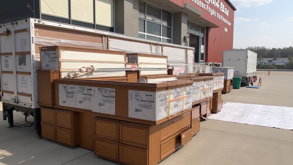 shipping bedroom set costs