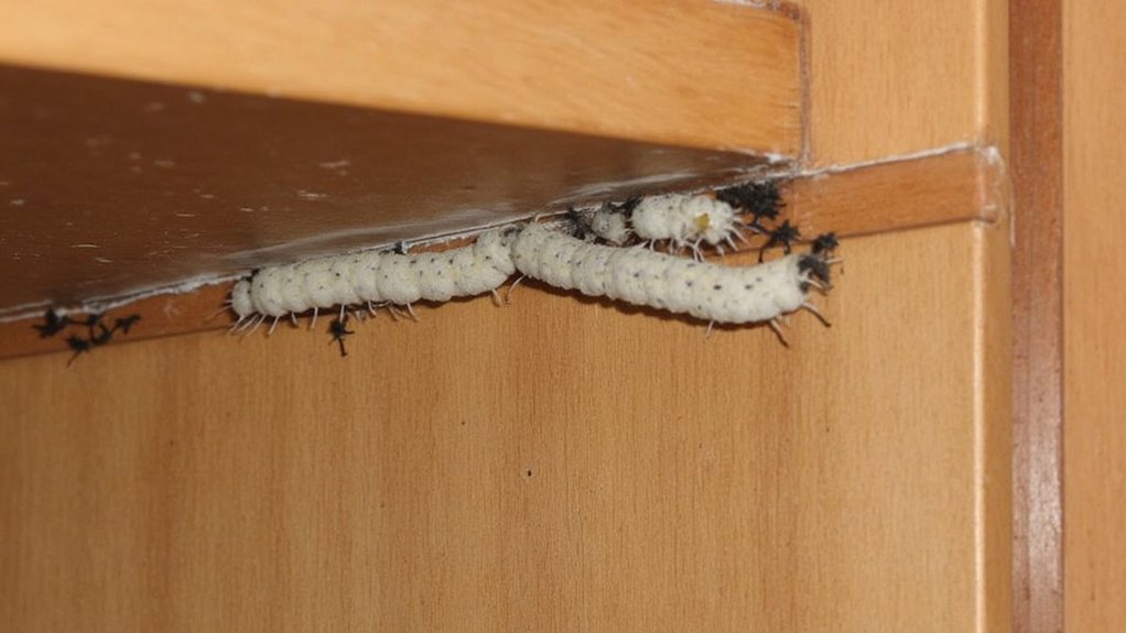 signs of caterpillar infestation