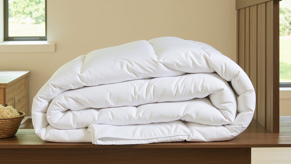 space saving comforter folding