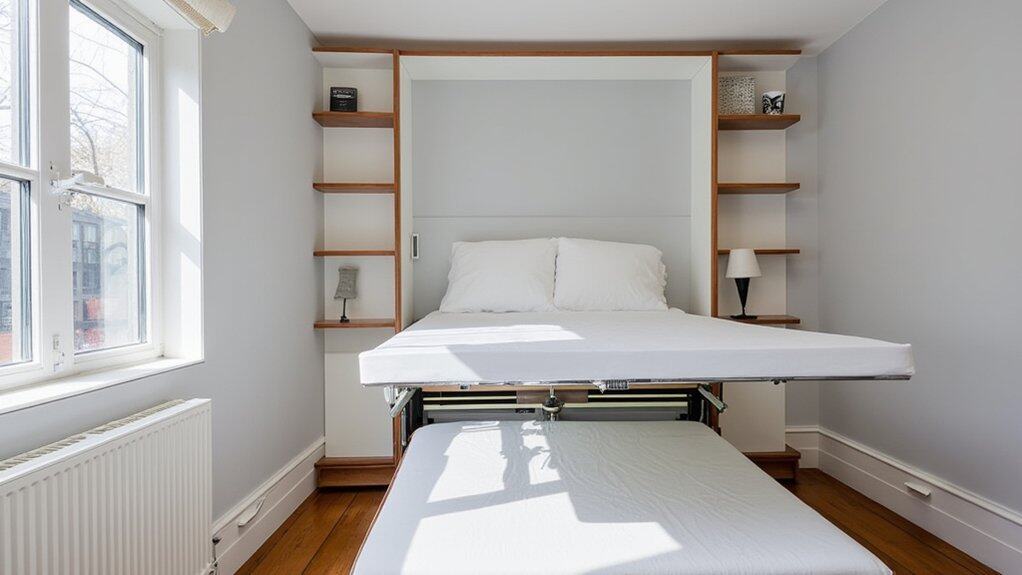 space saving murphy bed solution