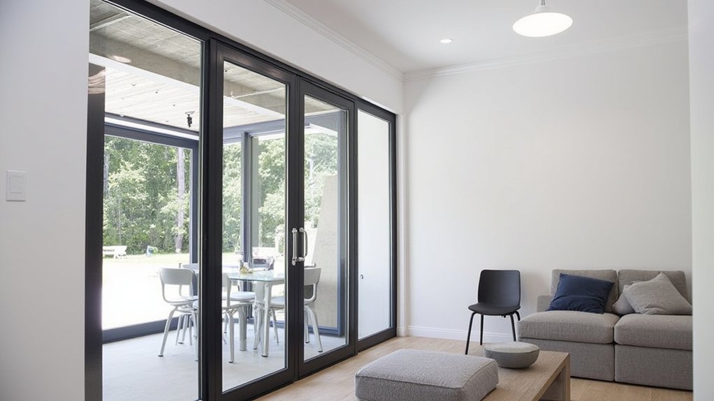 space saving sliding doors
