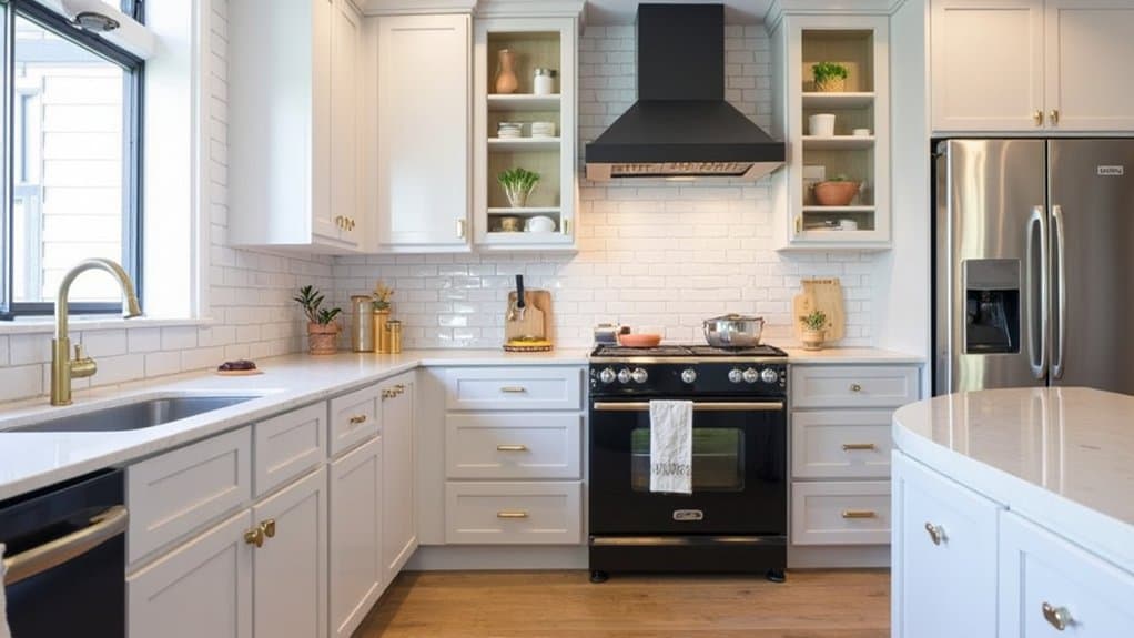 stylish black appliance decor