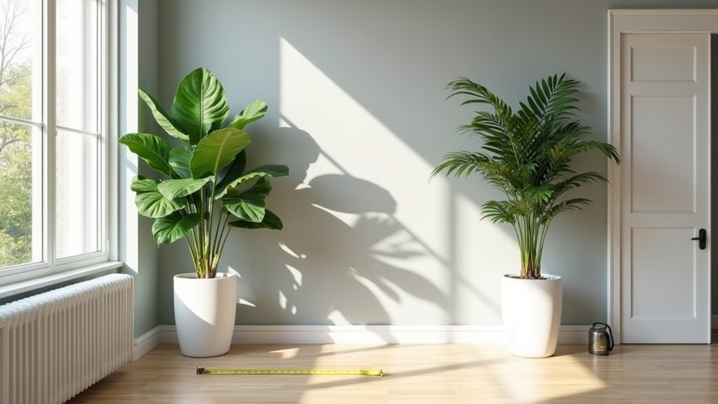 How To Create A Foyer In An Open Living Room 9 tall plants enhance foyer