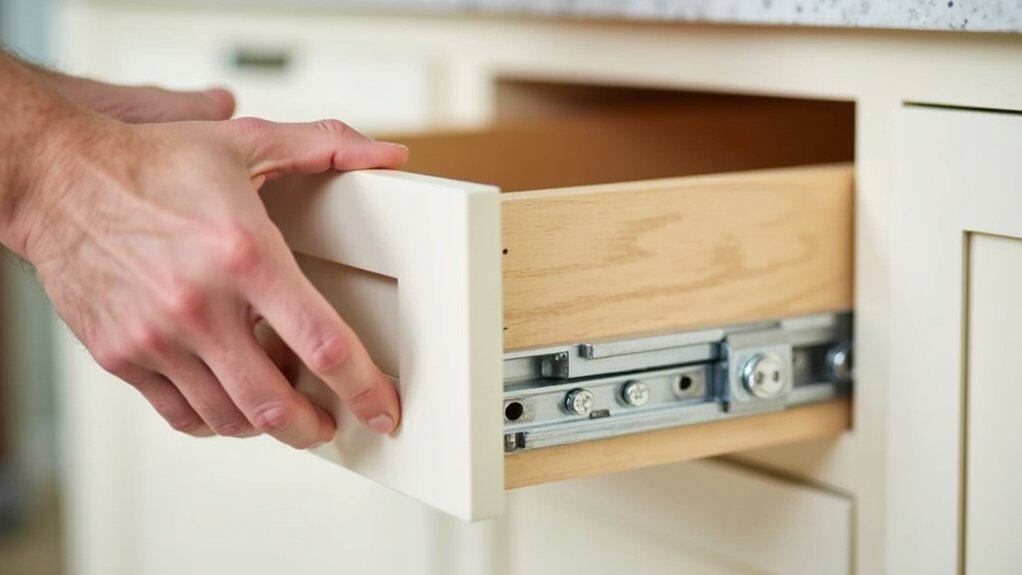 test drawer slide functionality