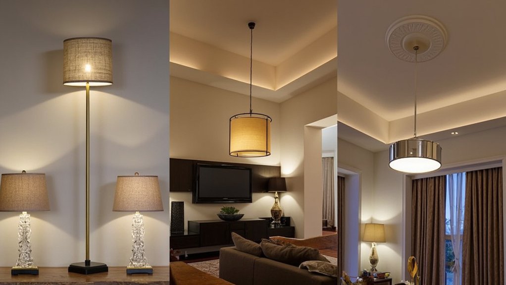 three types of lighting