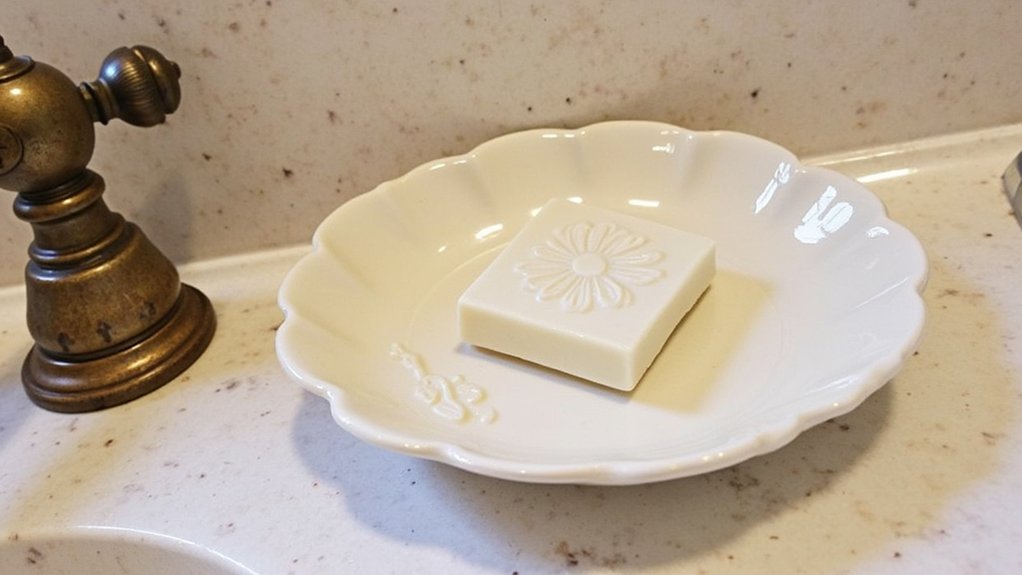 10 Stylish Soap & Dispenser Designs That Add Character to a Guest Bathroom 2 timeless vintage ceramic charm