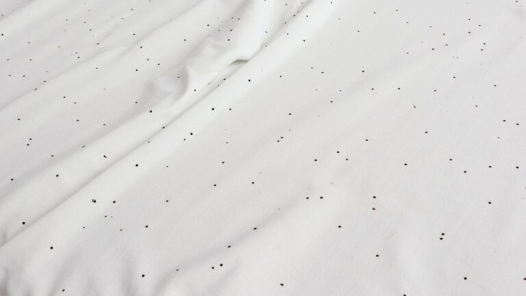 What Are Tiny Black Dots On Sheets?