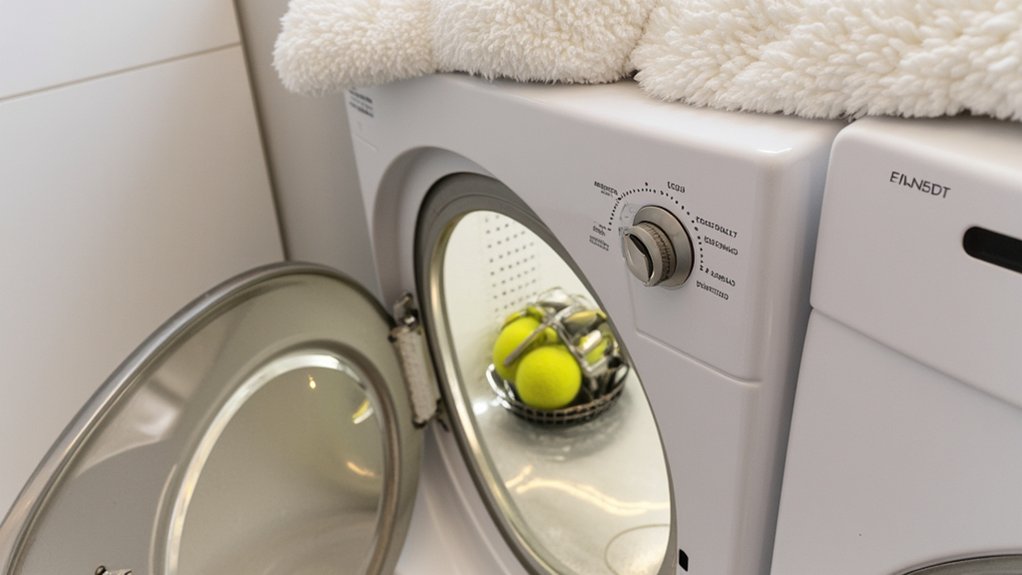 How To Get Wrinkles Out Of New Comforter 2 tumble dry with balls