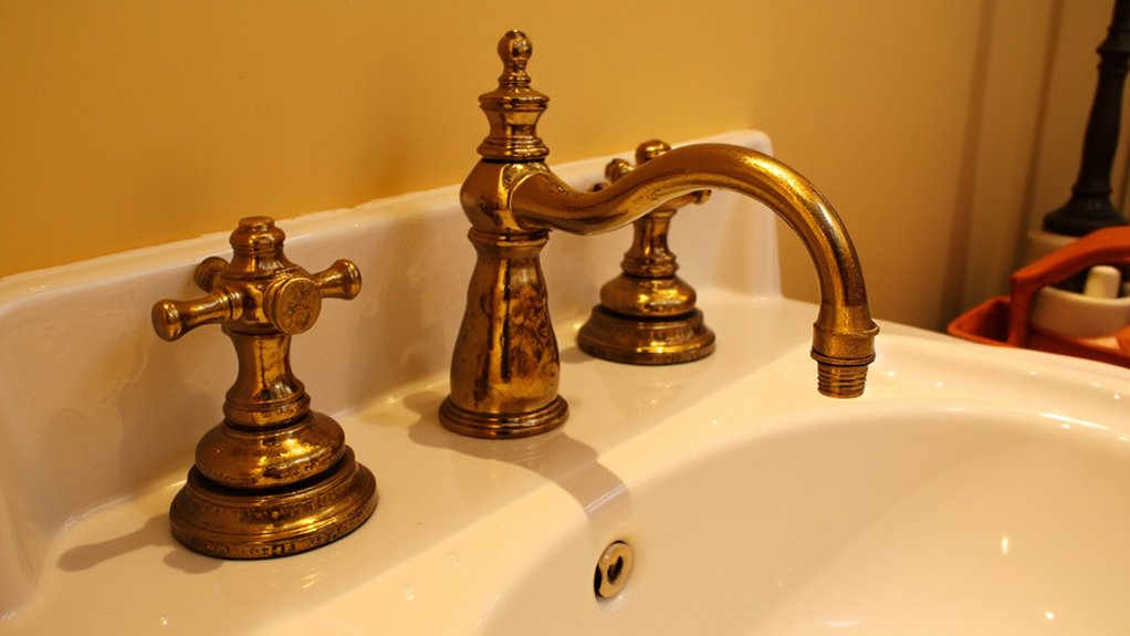 vintage brass faucet elegance