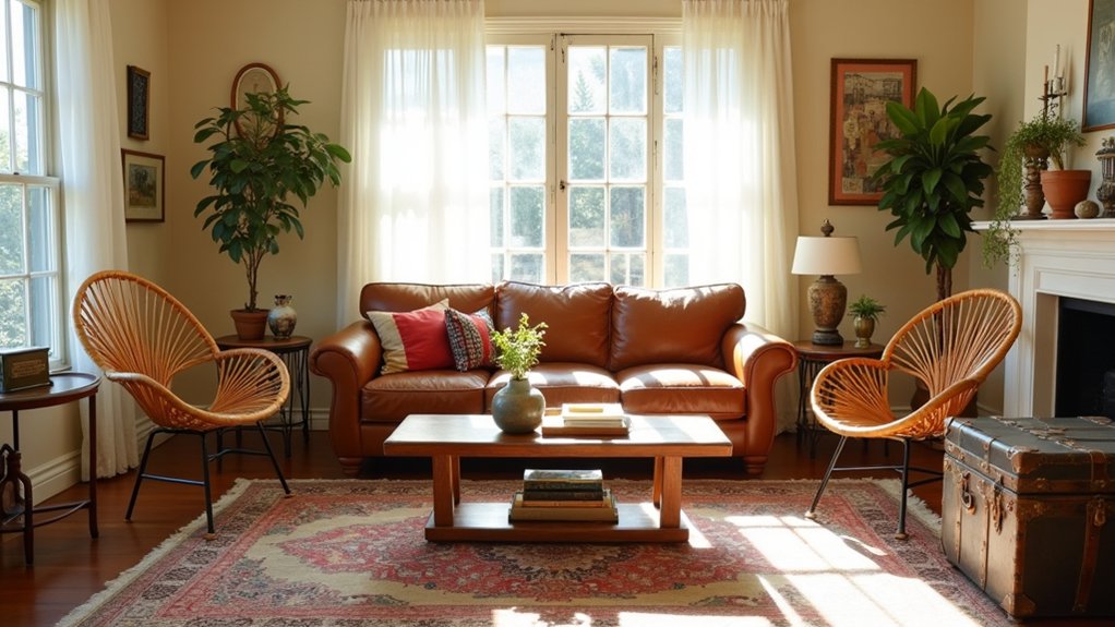 vintage furniture for boho