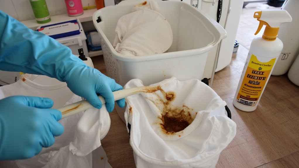 vomit stain removal steps