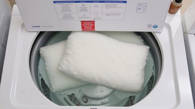 How Do You Wash Foam Pillows In The Washing Machine?