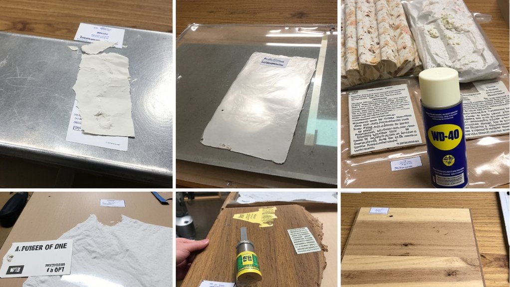 wd 40 removes common adhesives