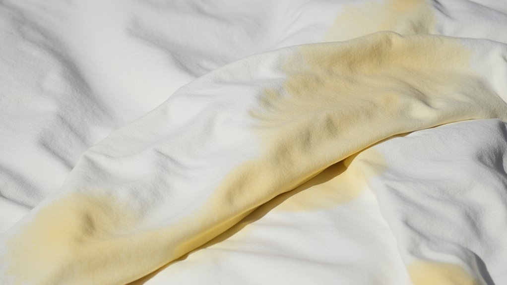 Why Does My Husband Turn The Sheets Yellow? 2 yellow sheet stain formation