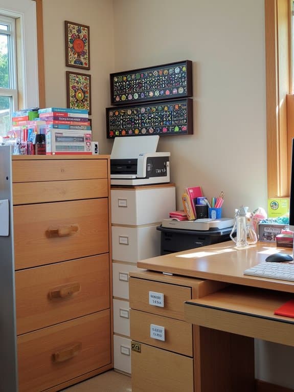 15 Impressive Home Office Organization Ideas 0007