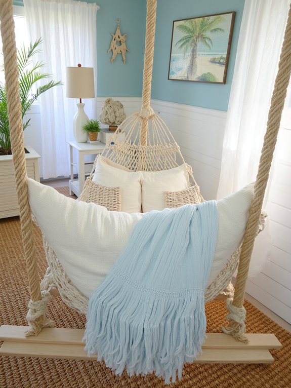 coastal hammock relaxation corner