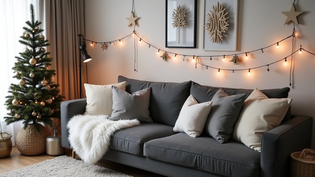 cozy modern christmas decor