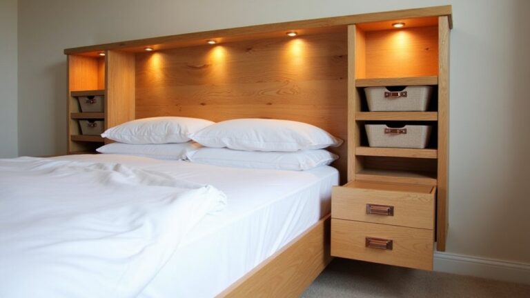 15 DIY Headboard Storage Ideas for Bedroom