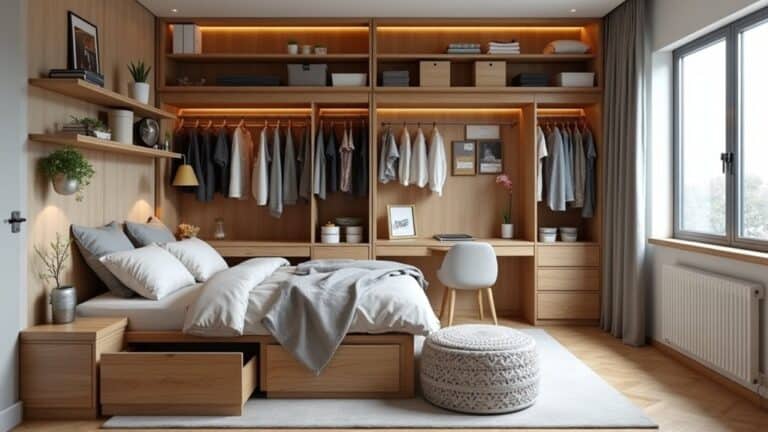 15 Mind Blowing Small Bedroom Storage Ideas