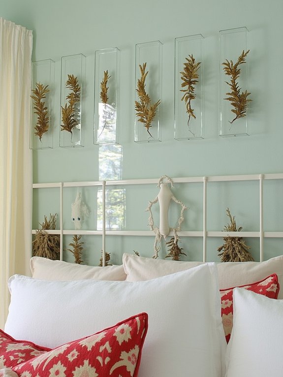 elegant seaweed display frames